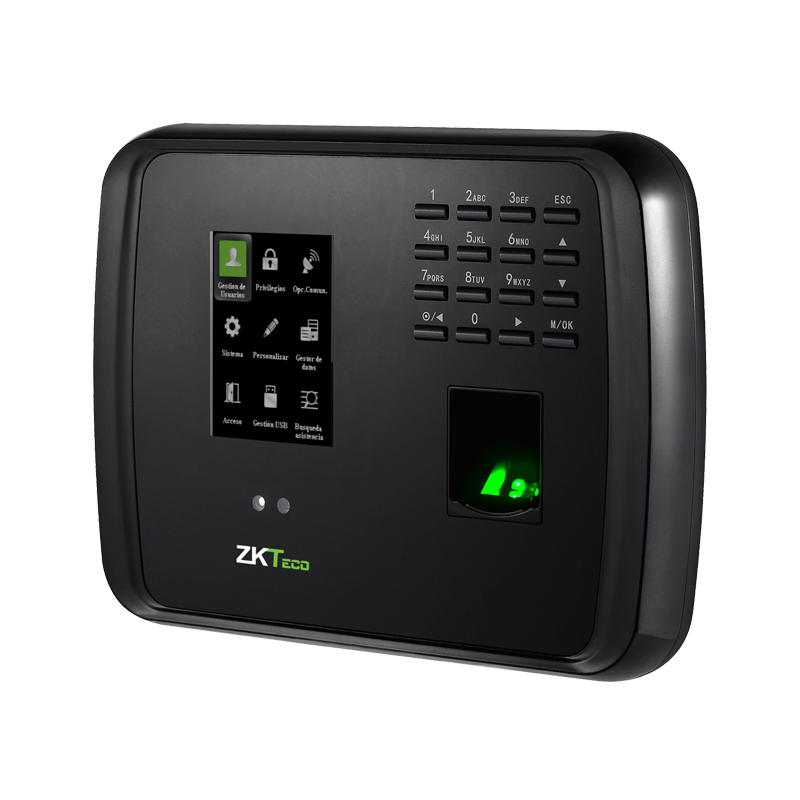 Reloj de asistencia ZKTeco MB460 – rostro y huella