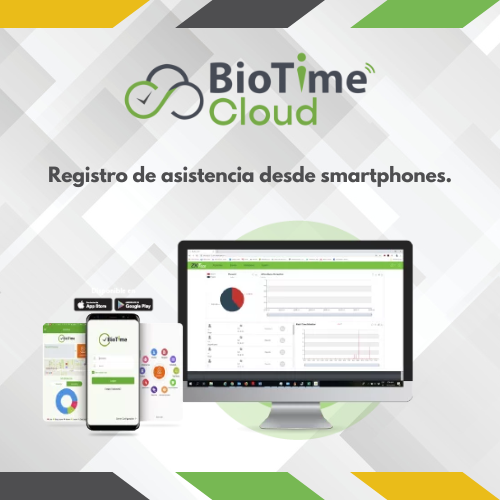 Licencia ZKTeco BioTime Cloud – app móvil